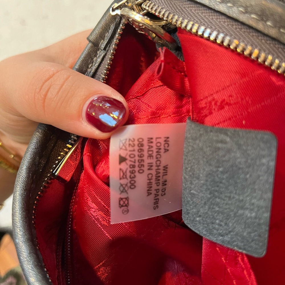 Longchamp metallic gray Crossbody - Picture 6 of 8